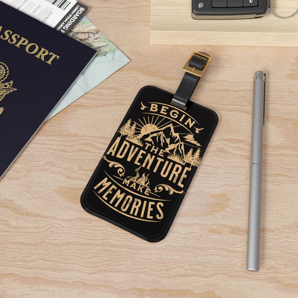 Begin the Adventure Travel Bag ID