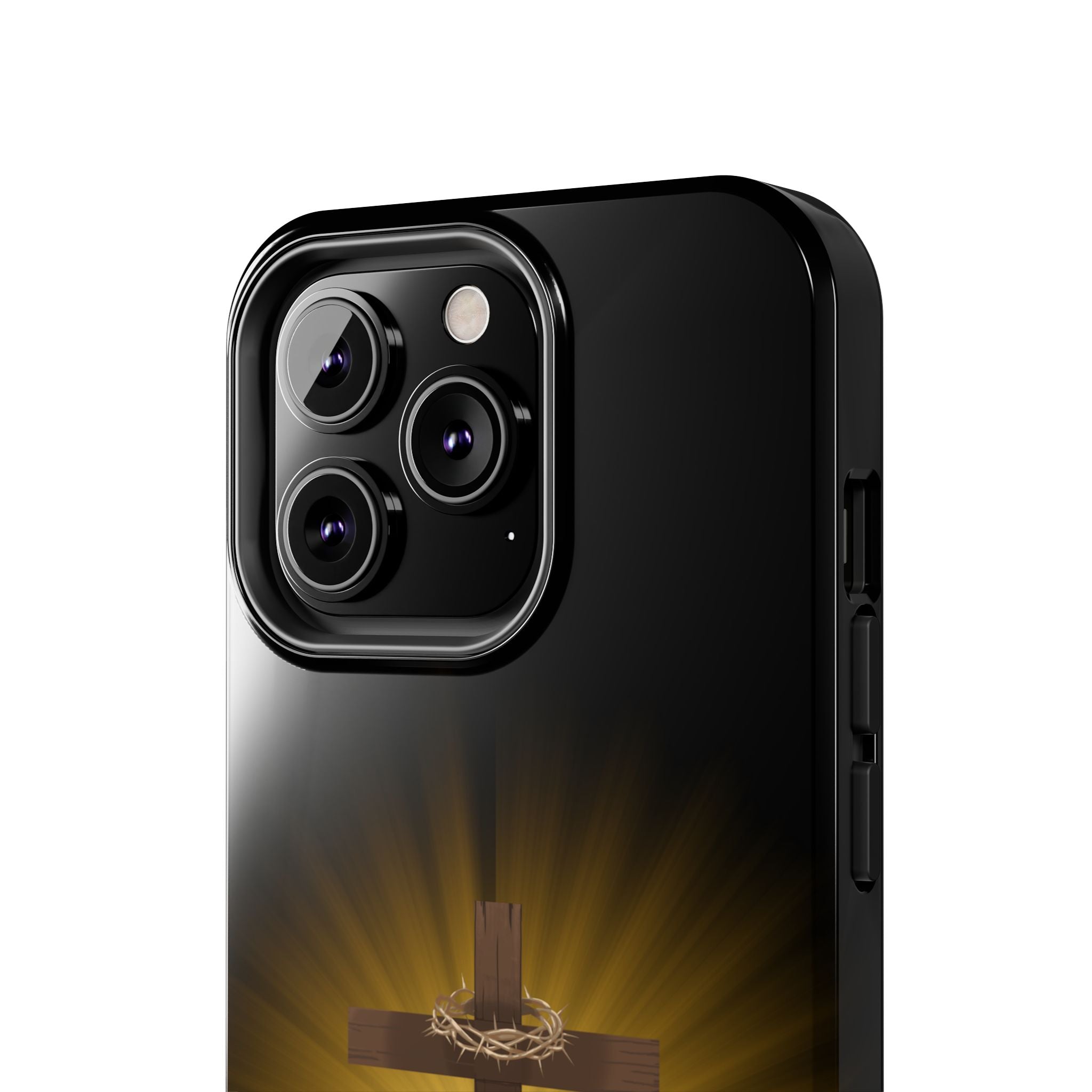 Cross and Crown of Thorns Phone Case