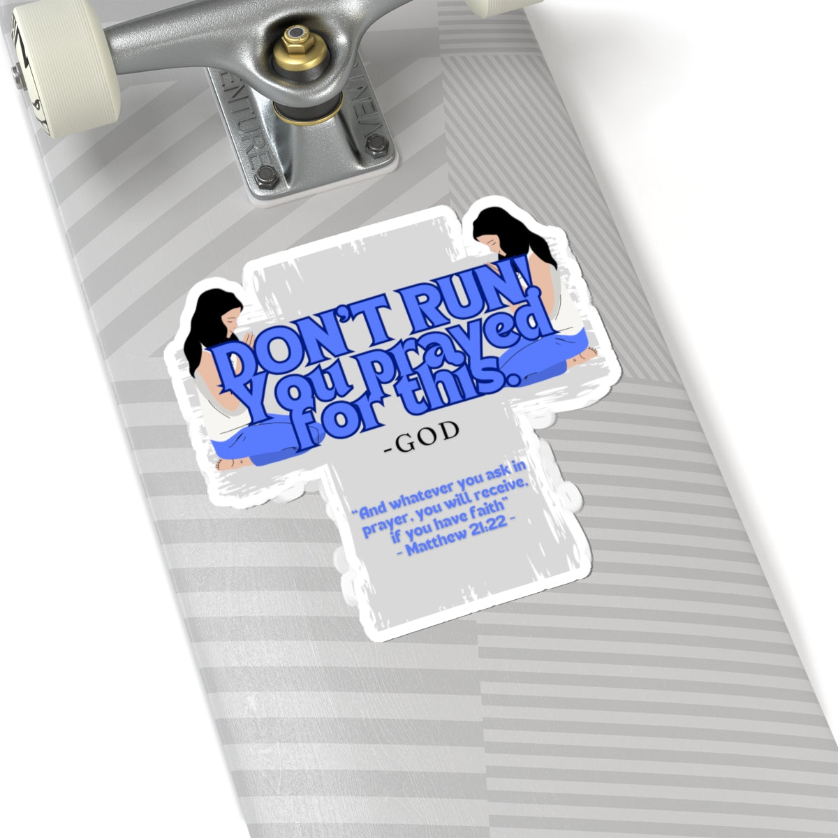 Don't Run Sticker