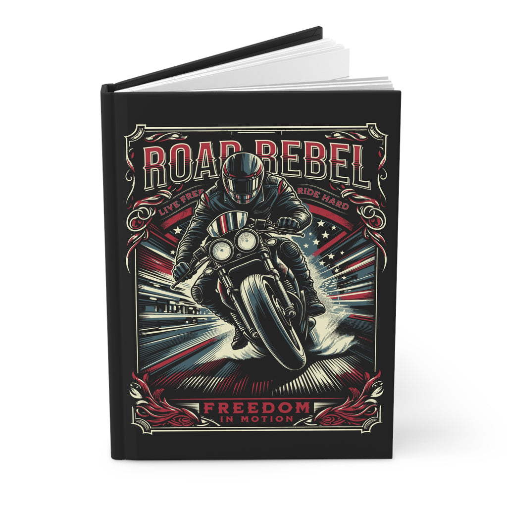 Road Rebel Motorcycle Hardcover Journal