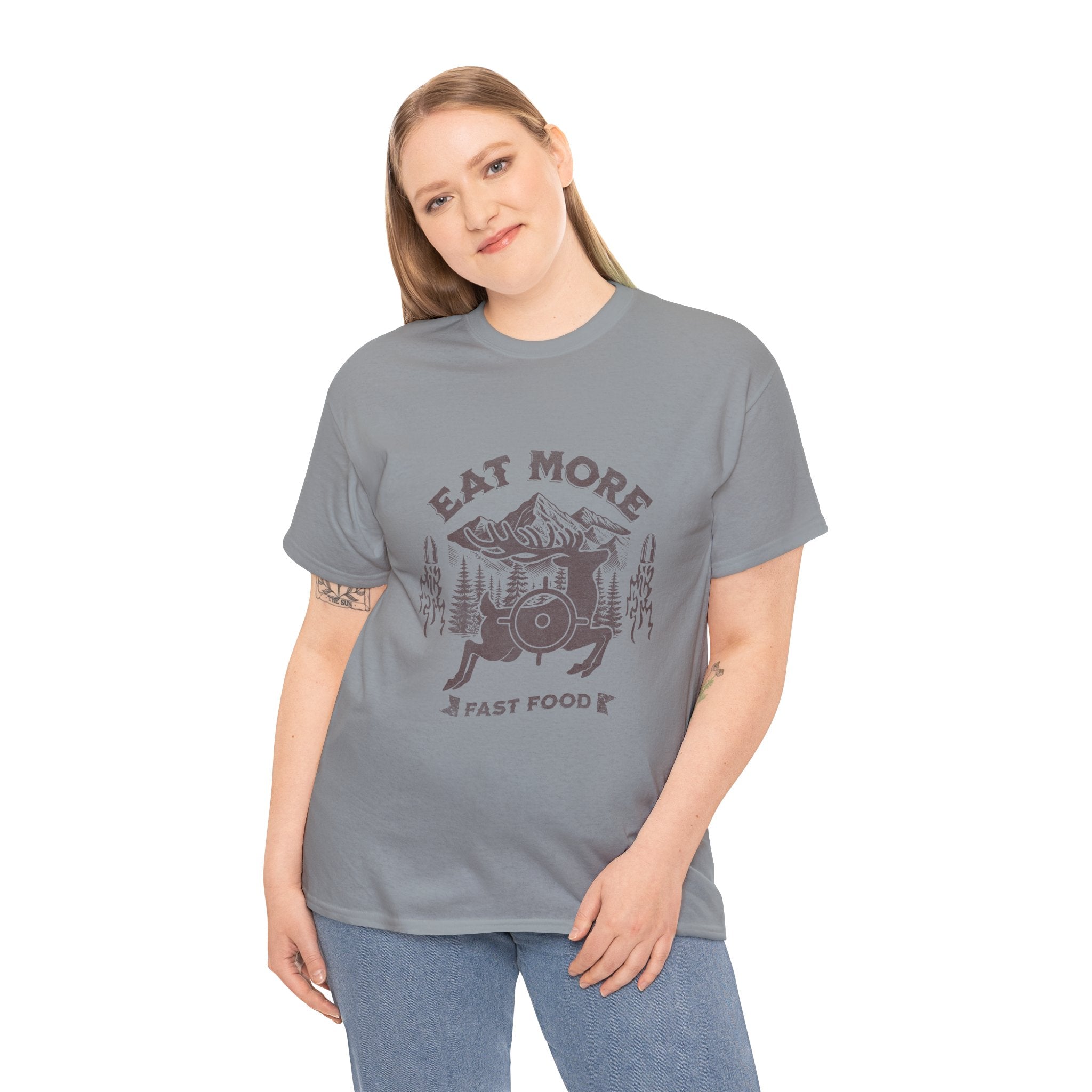 Eat More Fast-Food Vintage Mountain T-Shirt