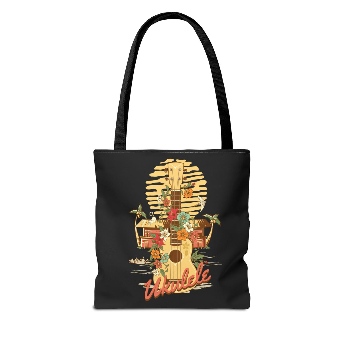 Ukulele Retro Tote Bag