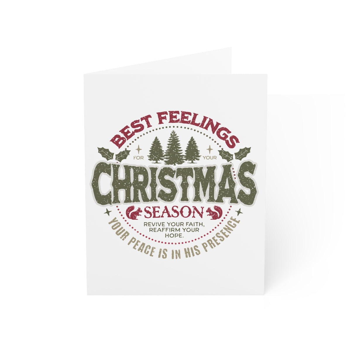 Christmas Greeting Cards Pack (1/10/30/50pcs)