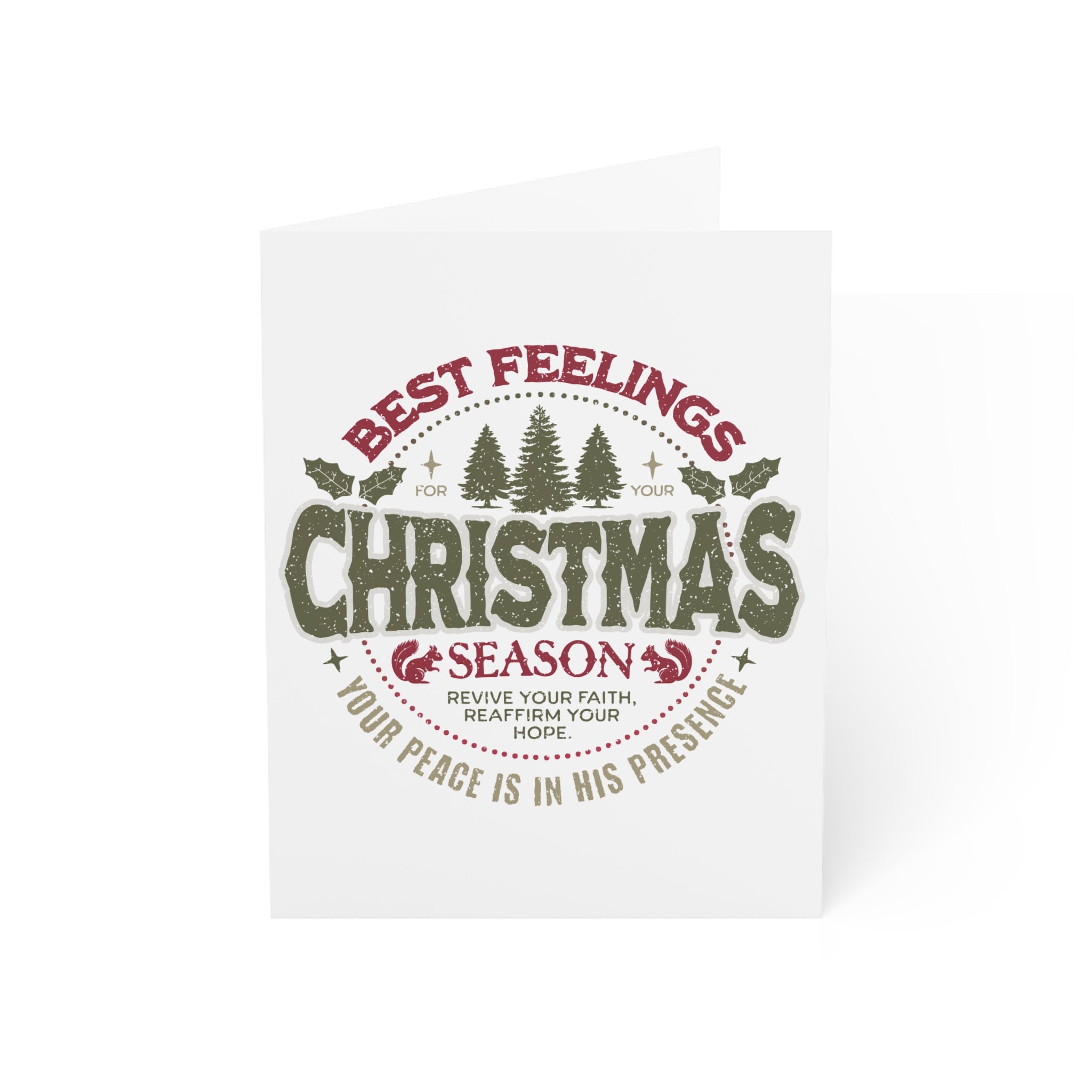 Christmas Greeting Cards Pack (1/10/30/50pcs)