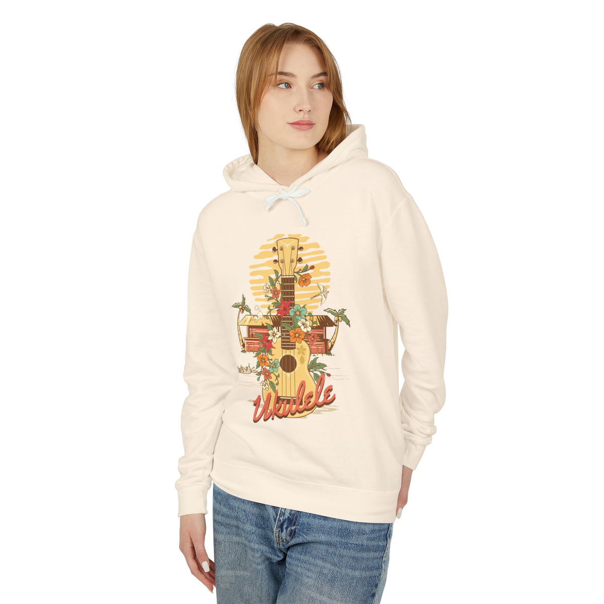 Ukulele Tropical Hoodie