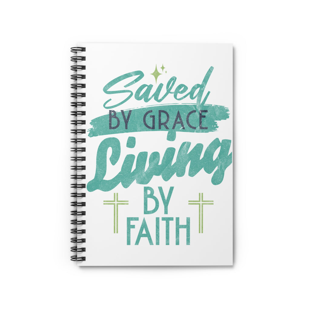 'Living by Faith' Spiral Notebook