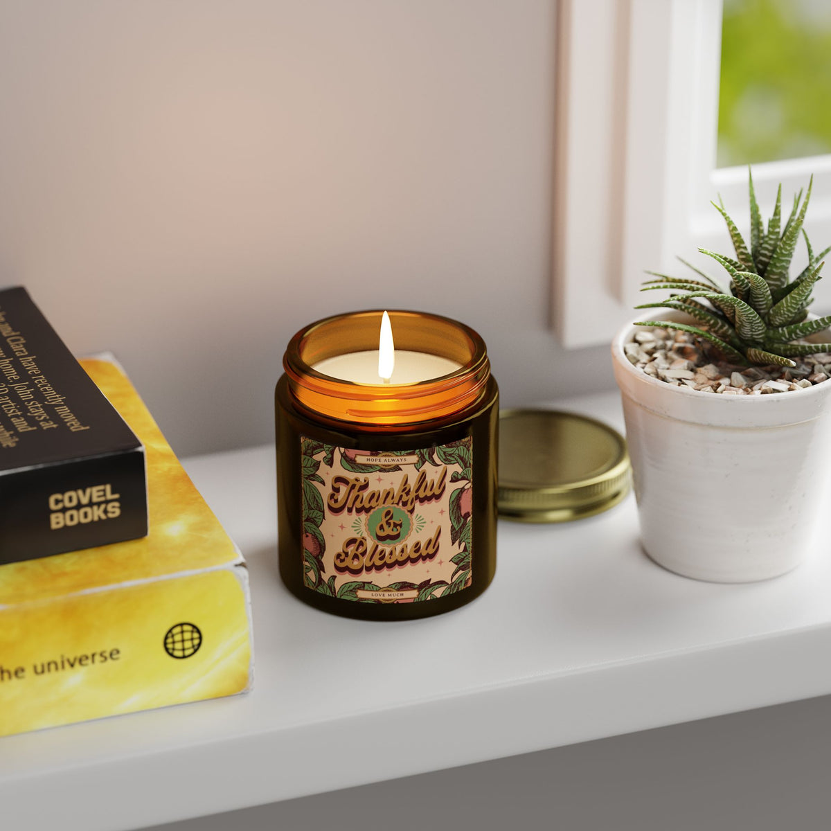 Thankful & Blessed Scented Candle (4oz. 9oz.)