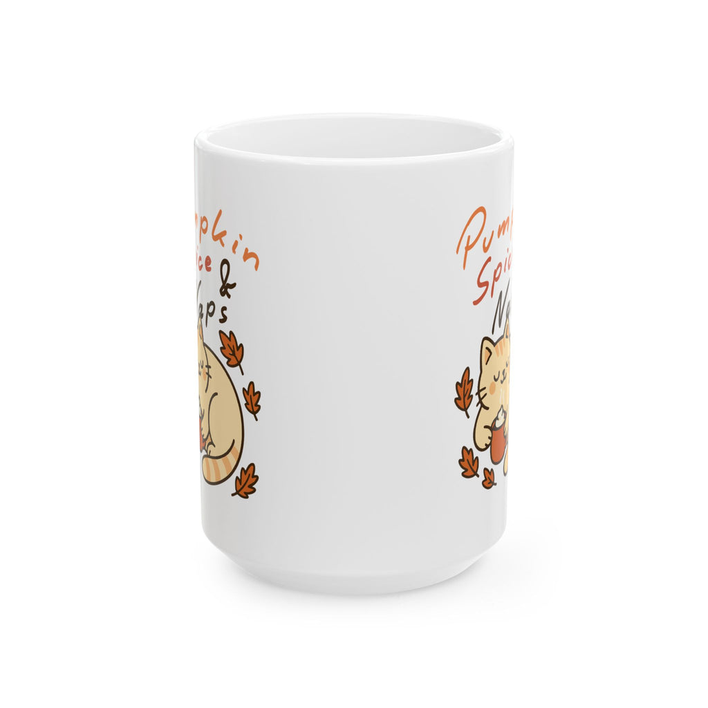 Pumpkin Spice Ceramic Mug (11oz, 15oz)