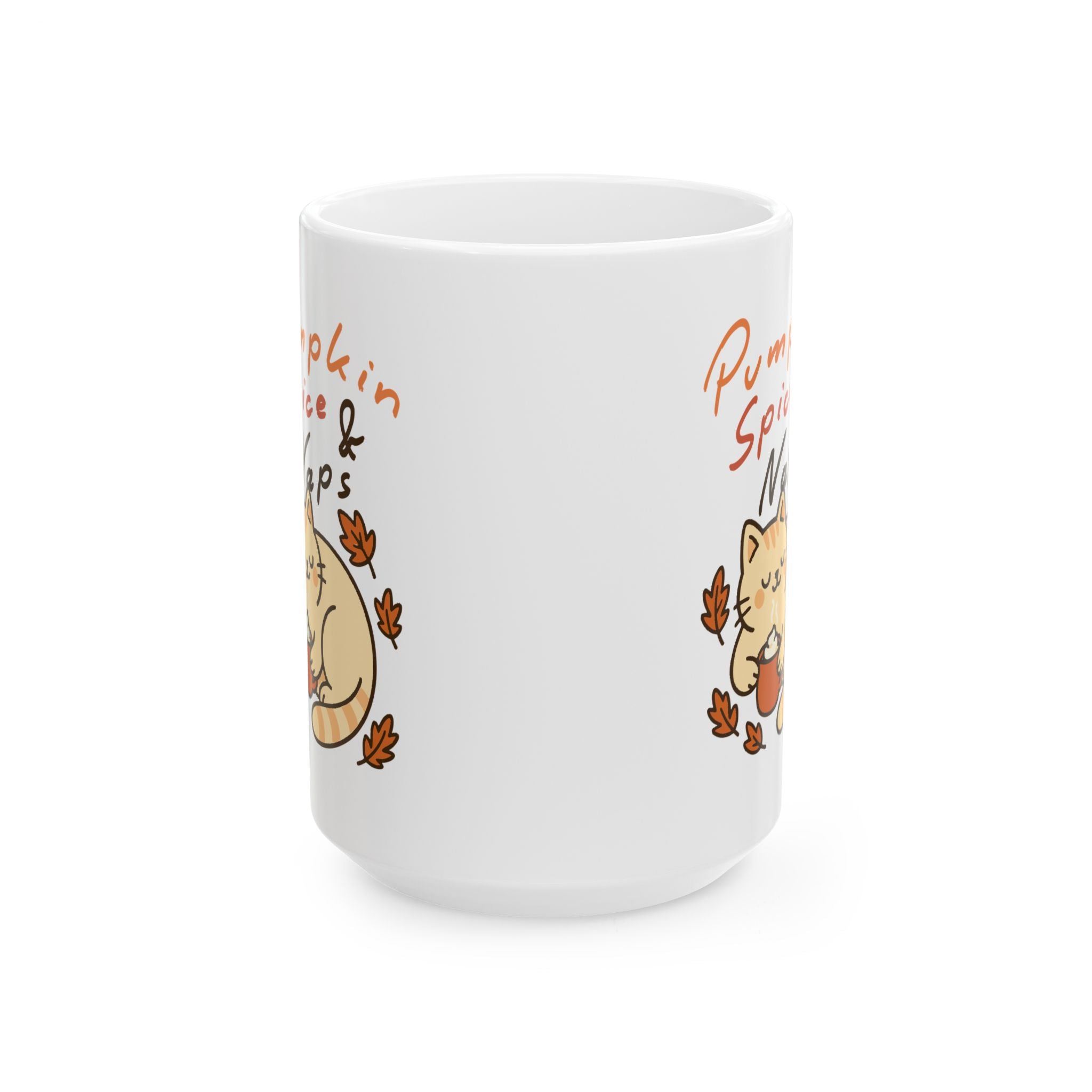 Pumpkin Spice Ceramic Mug (11oz, 15oz)
