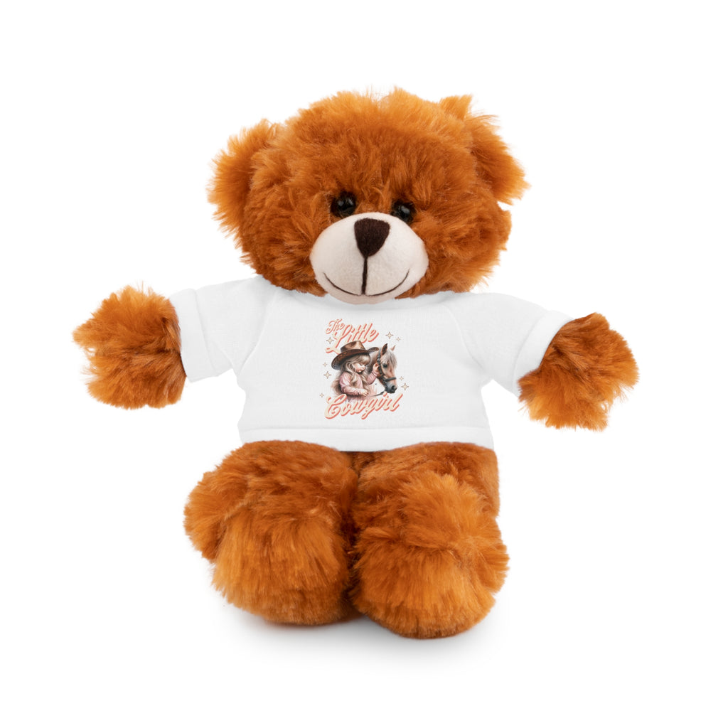 Plush Animal with 'The Little Cowgirl' Tee