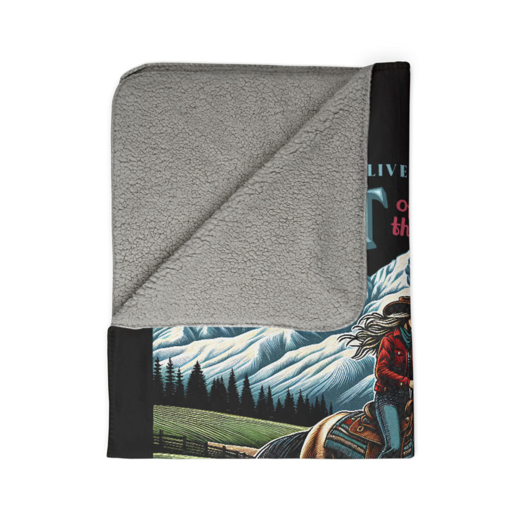 Heart of the Wilds Fleece Sherpa Blanket