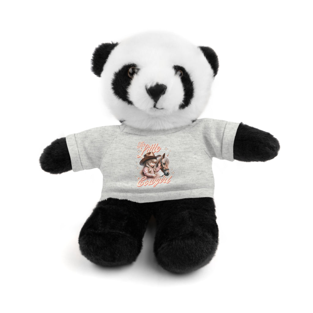 Plush Animal with 'The Little Cowgirl' Tee