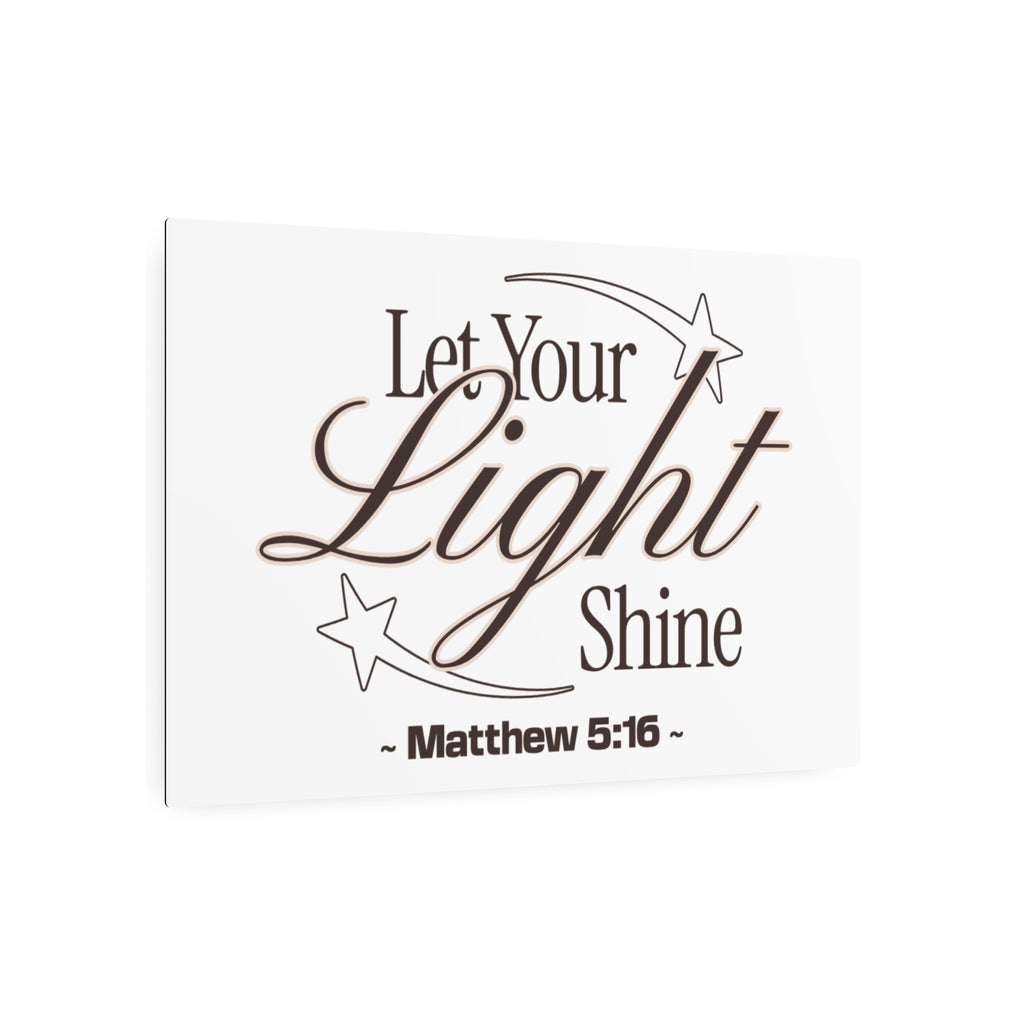 "Let Your Light Shine" (Matthew 5:16) Wall Art
