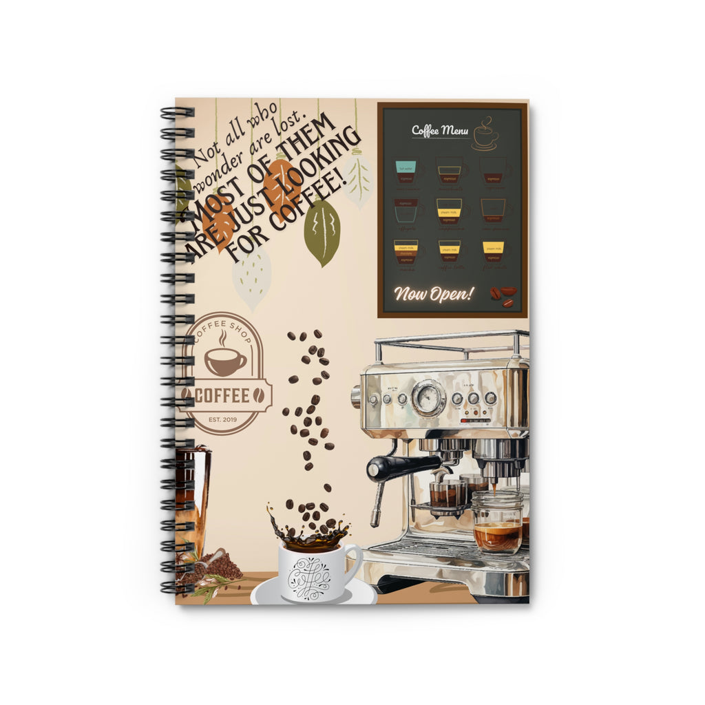Journaling With Coffee Spiral Notebook