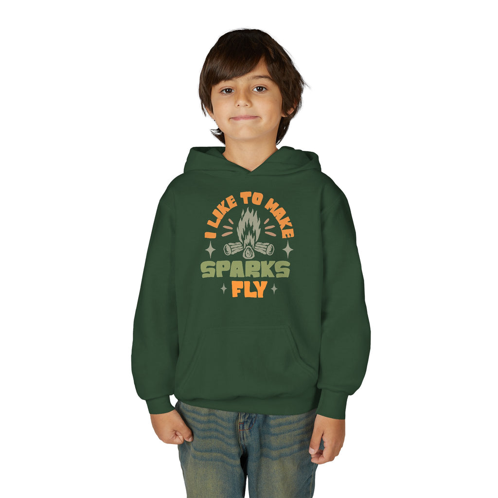 "...Make Sparks Fly" Campfire Youth Hoodie