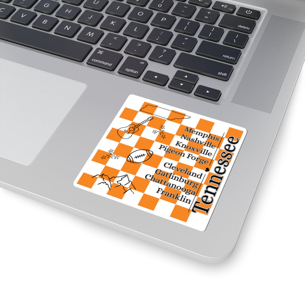 Tennessee Checkerboard Sticker