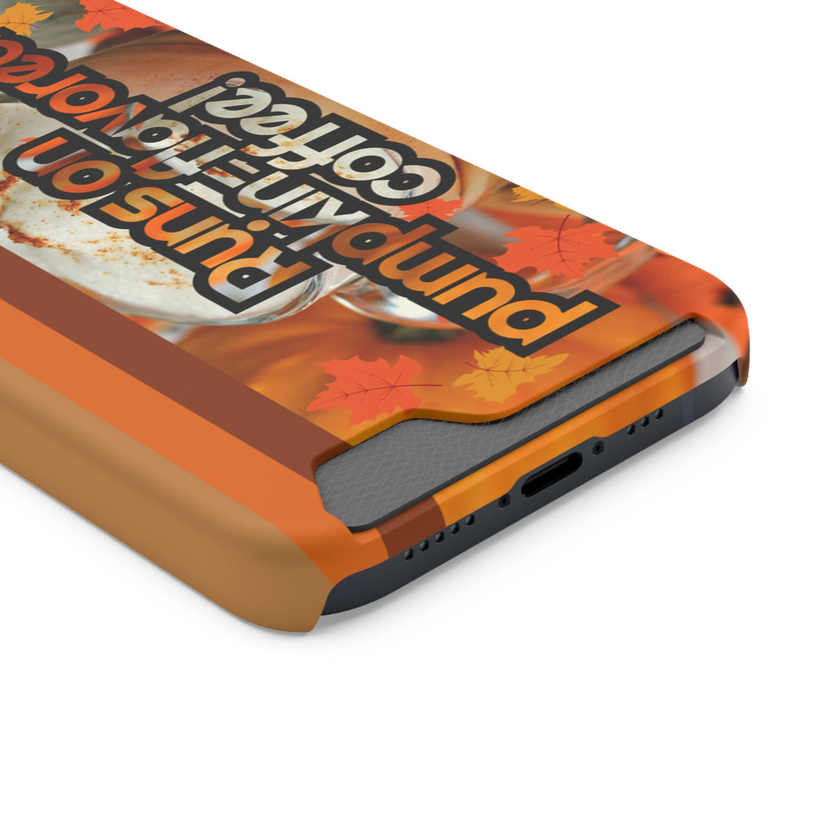 Coffee Phone Case w/Card Holder