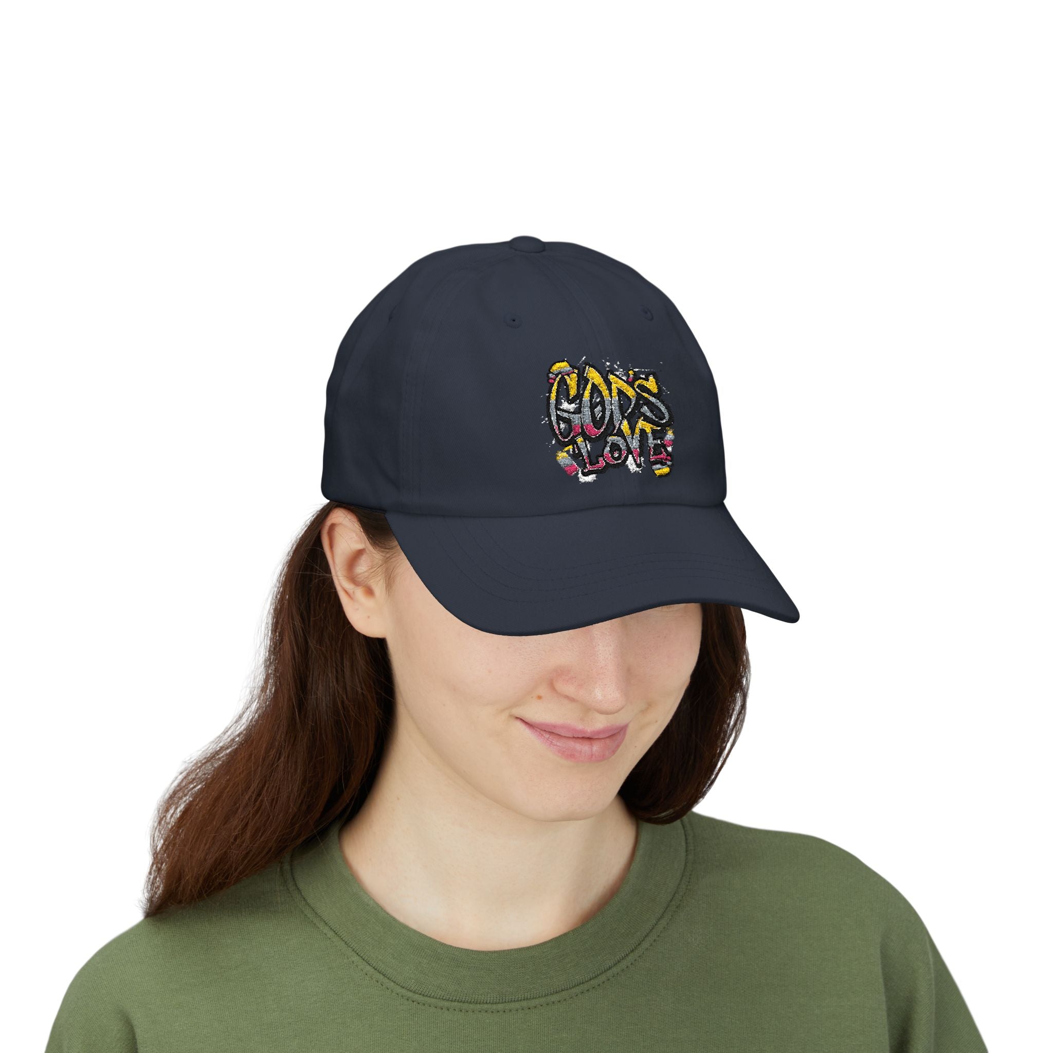 'God's Love' Graffiti Embroidered Baseball Hat
