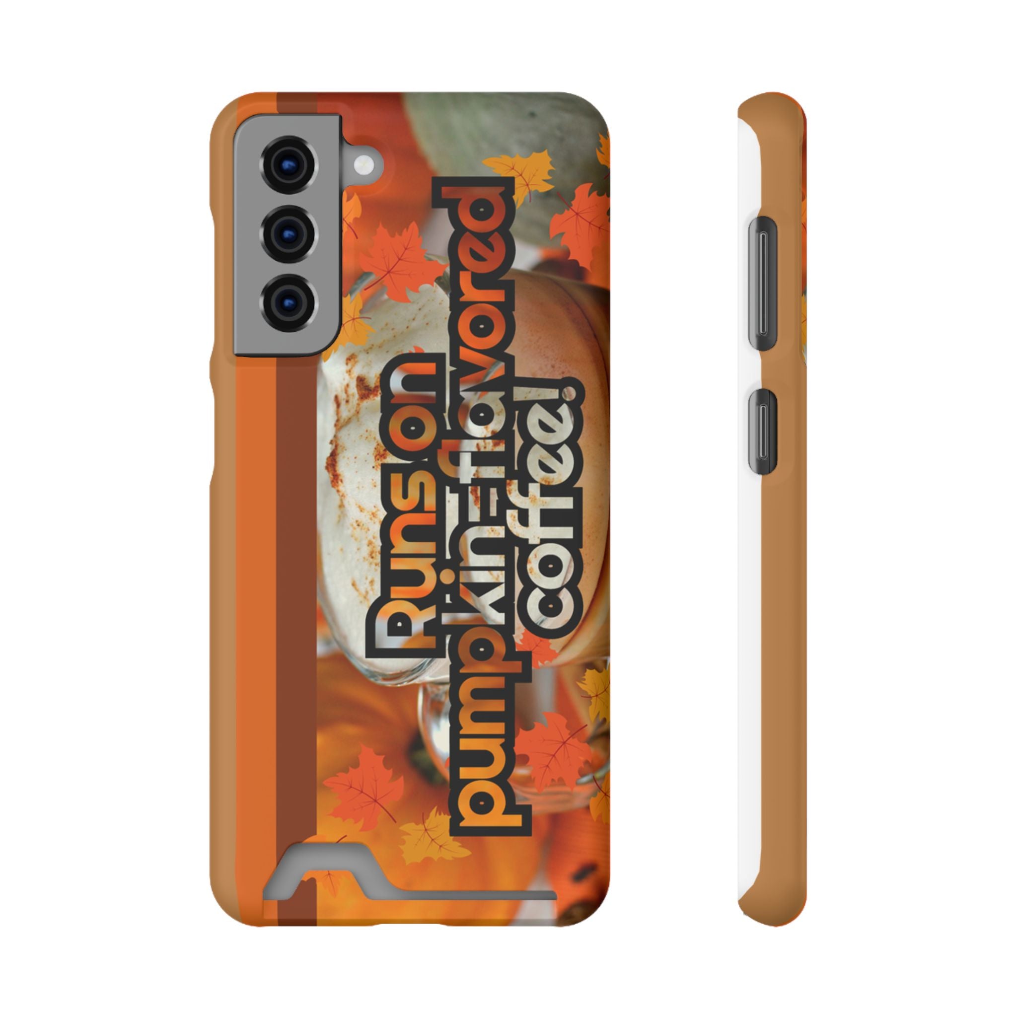Coffee Phone Case w/Card Holder