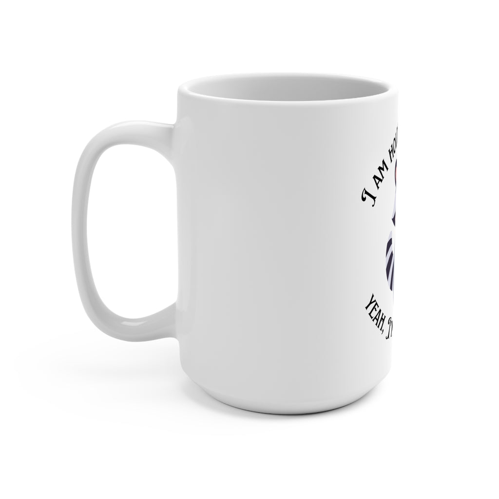 Raccoon Holding Coffee Mug