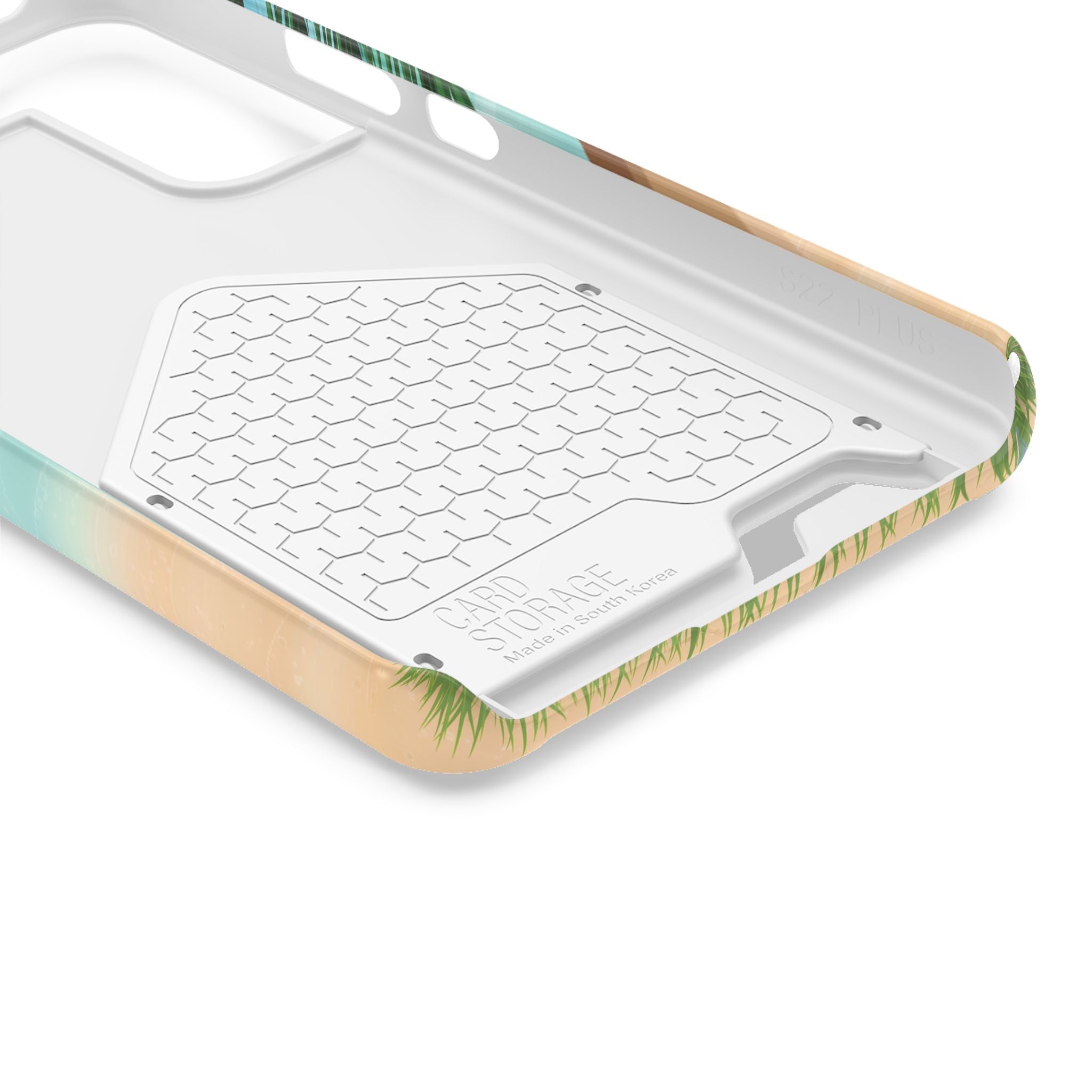 Beach Phone Case With Card Holder