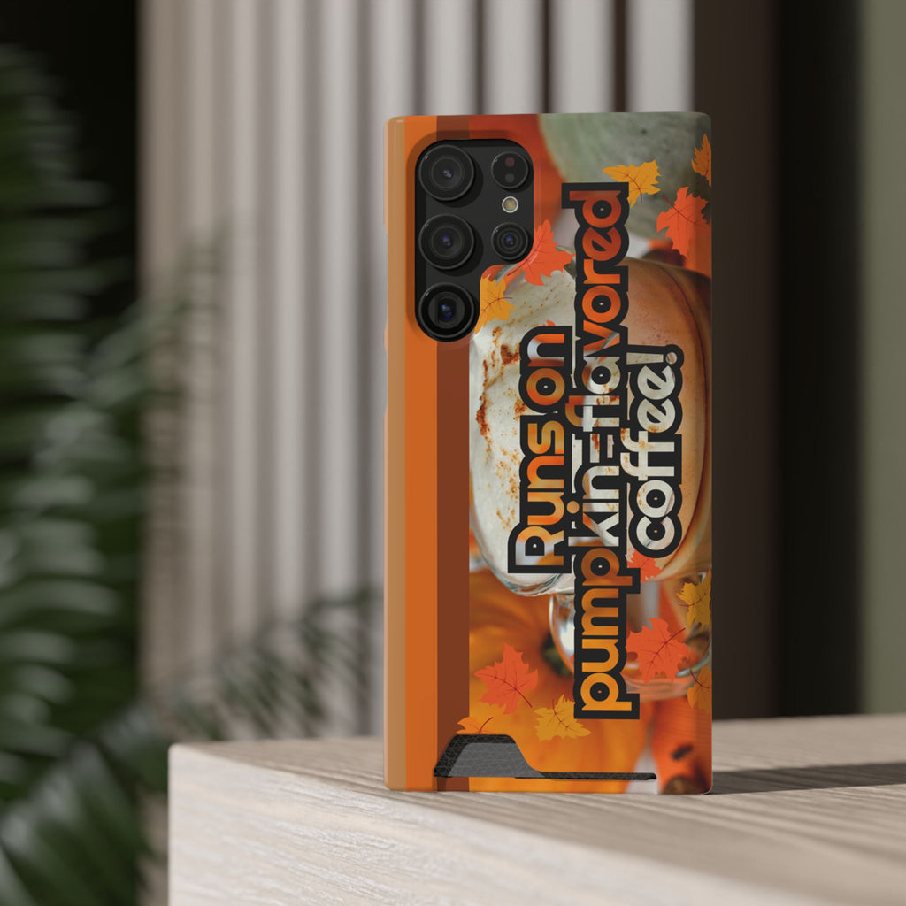 Coffee Phone Case w/Card Holder