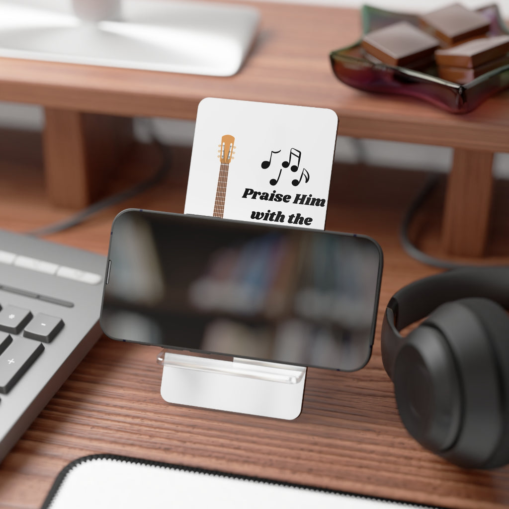 Guitar Music Phone Holder (Psalm 50:4)