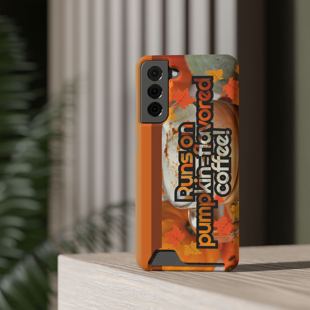 Coffee Phone Case w/Card Holder