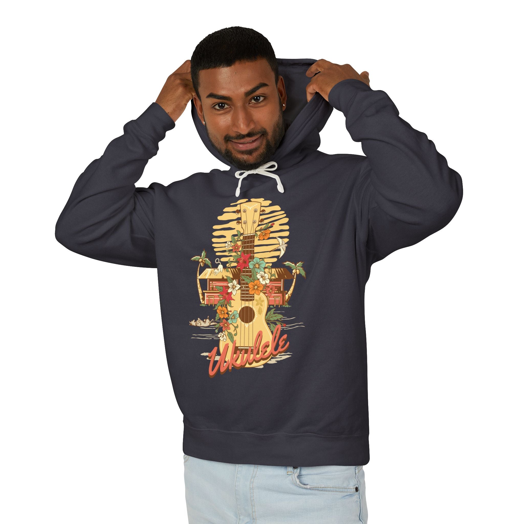 Ukulele Tropical Hoodie