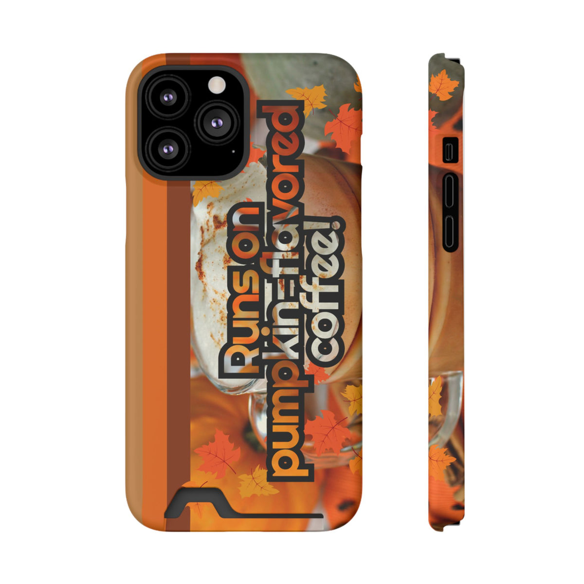 Coffee Phone Case w/Card Holder