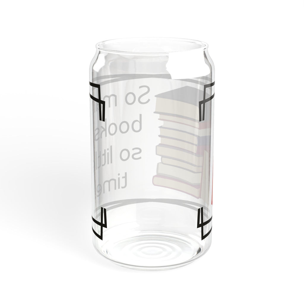 So Many Books Sipper Glass