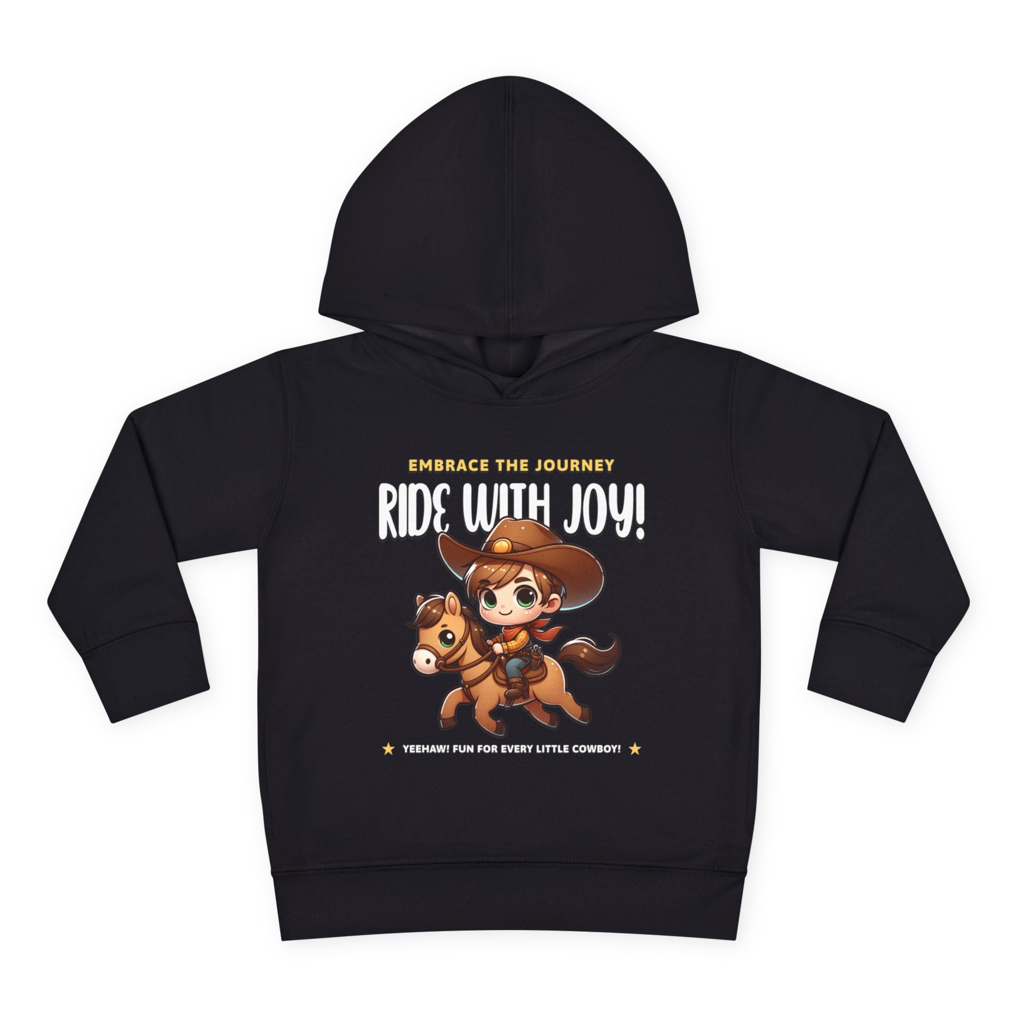 "Ride With Joy" Cowboy Kids Hoodie