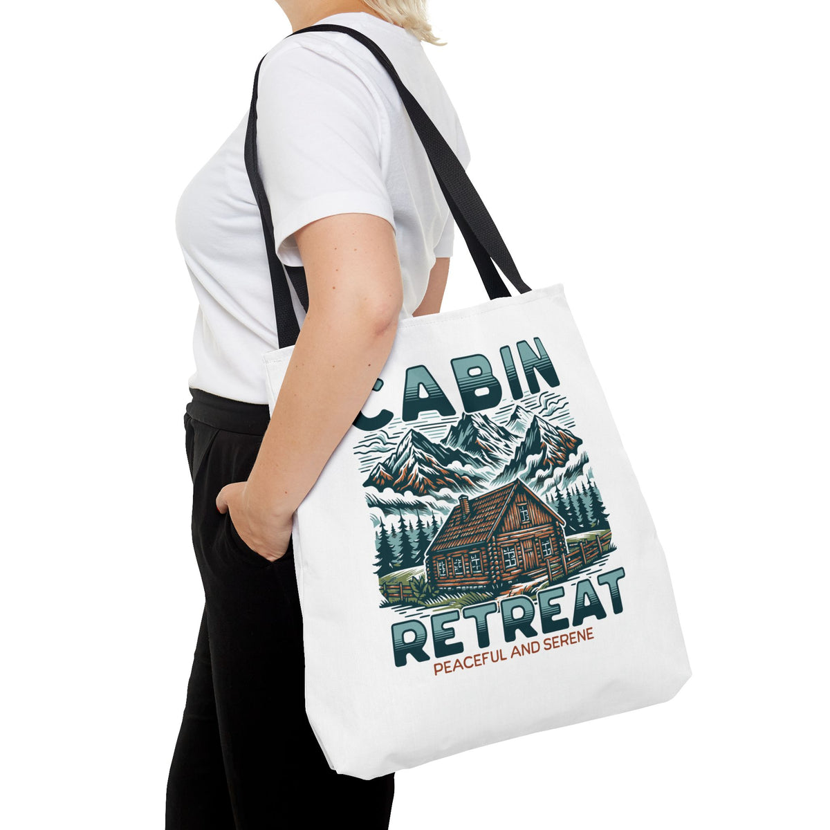 Cabin Retreat Tote Bag
