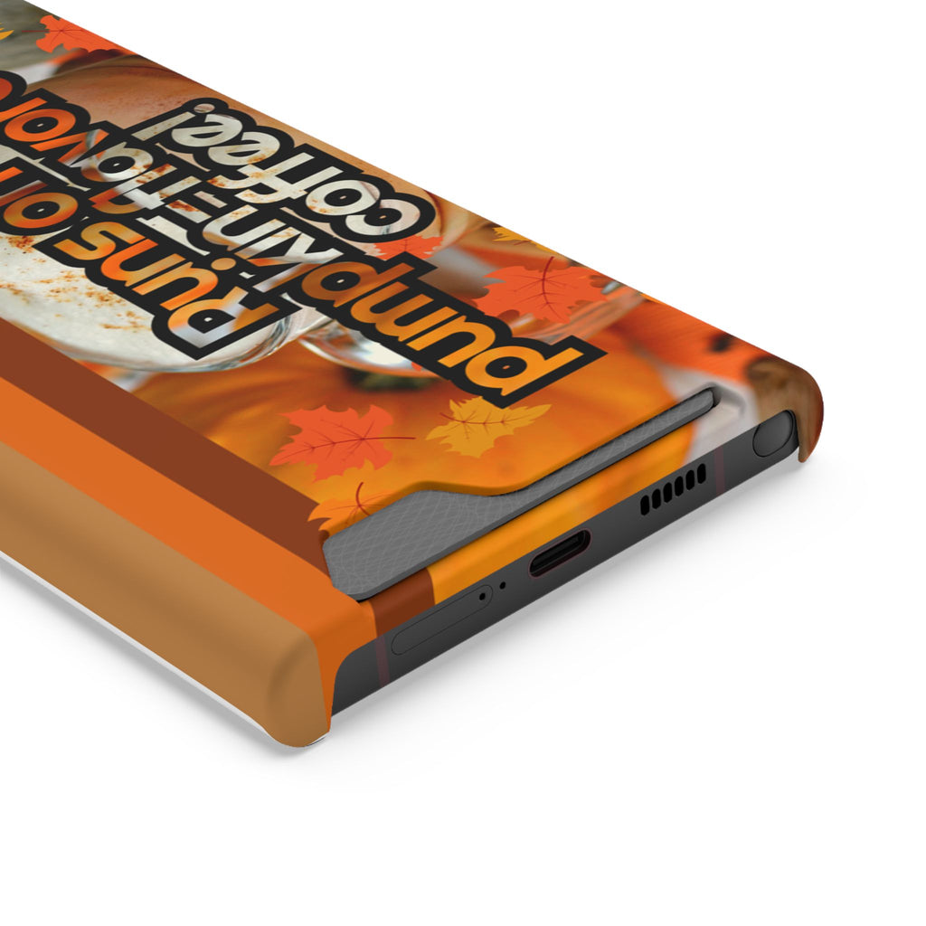 Coffee Phone Case w/Card Holder