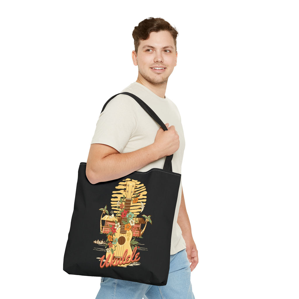Ukulele Retro Tote Bag