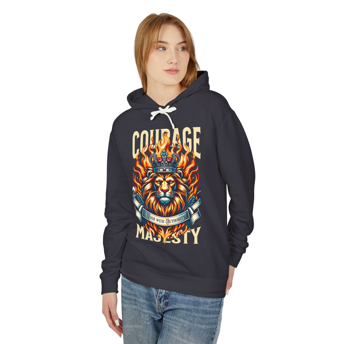 Courage & Majesty Lion Hoodie