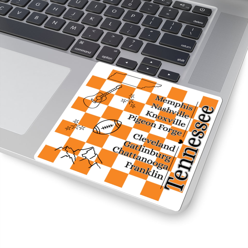 Tennessee Checkerboard Sticker
