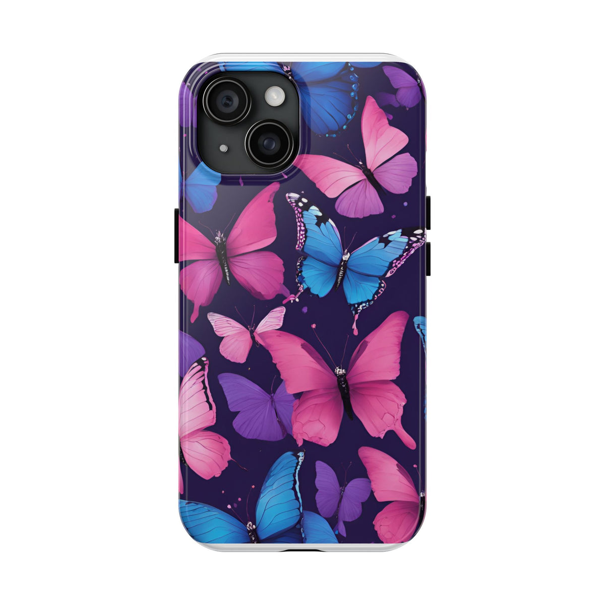 Butterfly Phone Case (Pink,Purple and Blue)