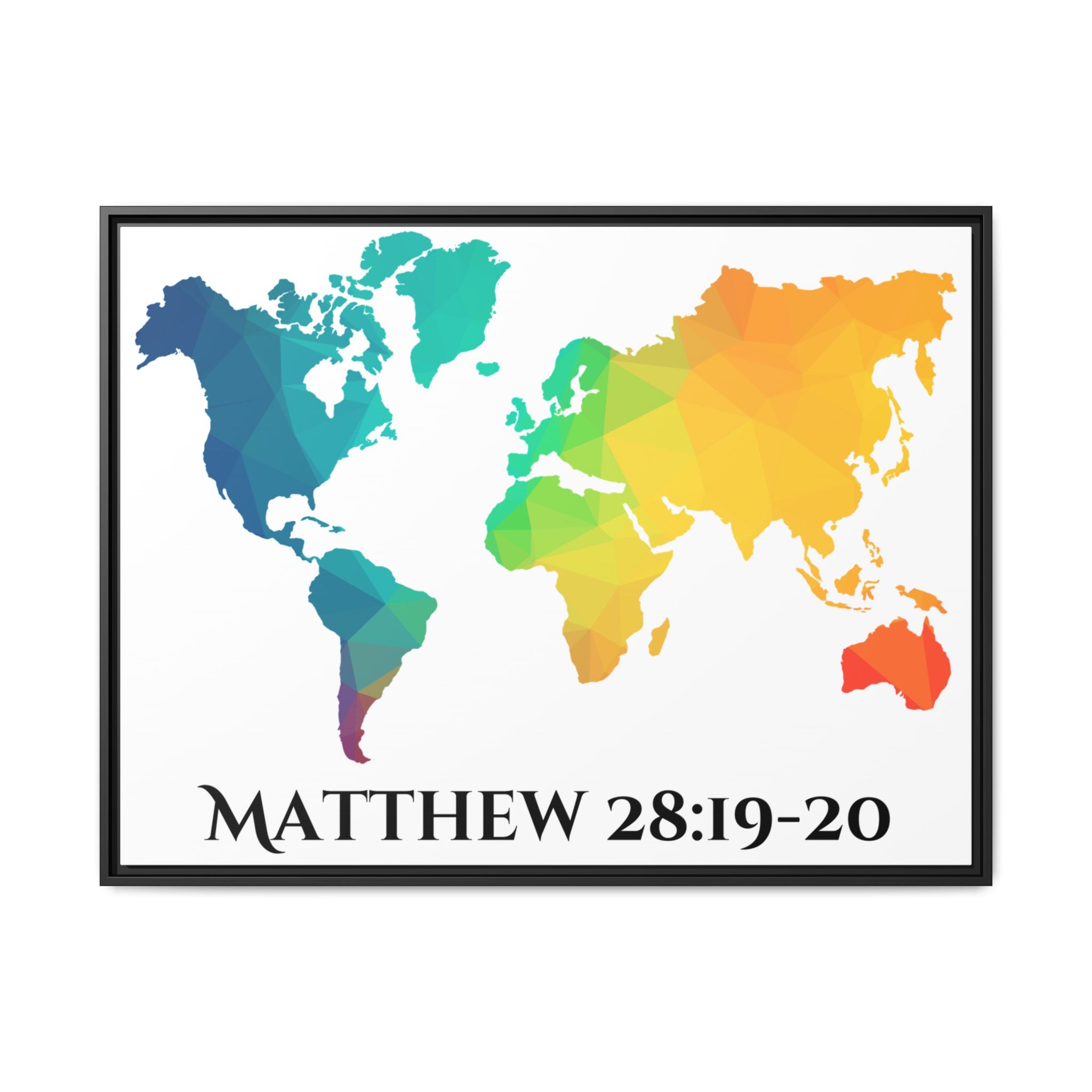 The Great Commission Wall Art (Matthew 28:19-20)