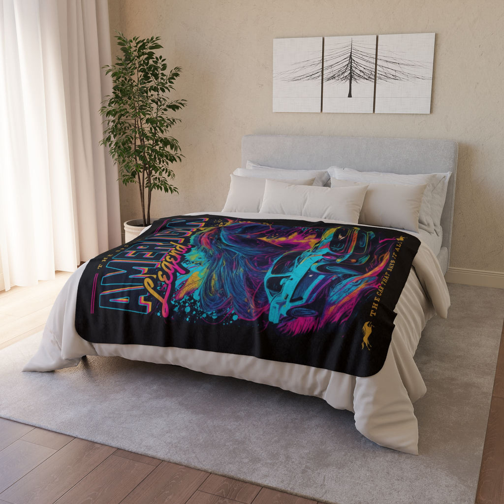 American Legend Fleece Sherpa Blanket