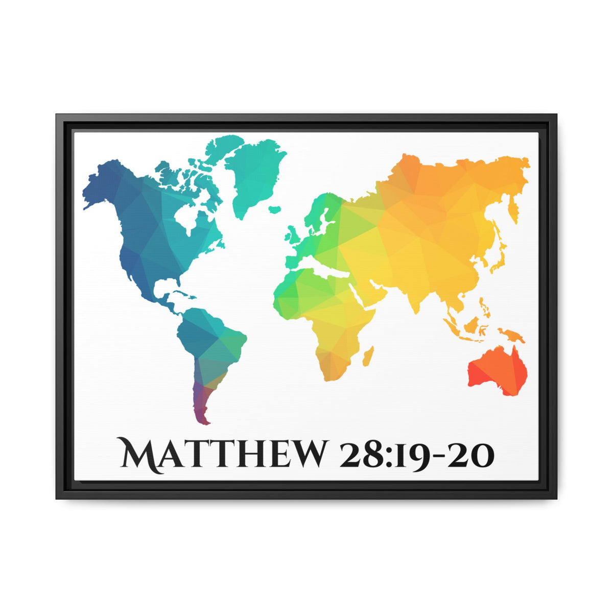 The Great Commission Wall Art (Matthew 28:19-20)