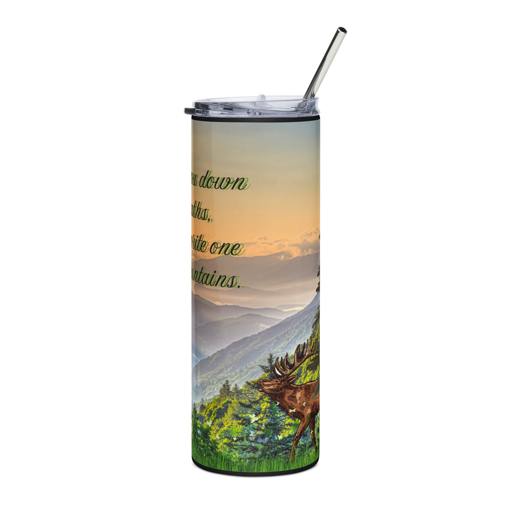 Elk in Mountains Tumbler (20oz.)