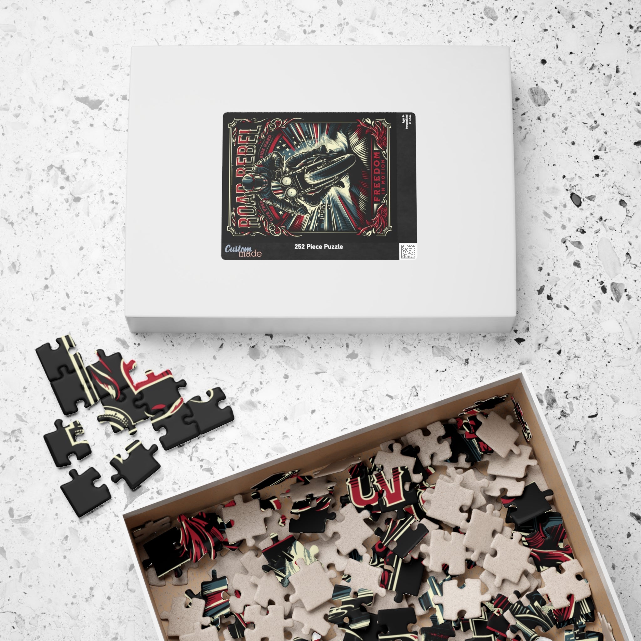 Road Rebel Motorcycle Puzzle (110/252/520 pcs)