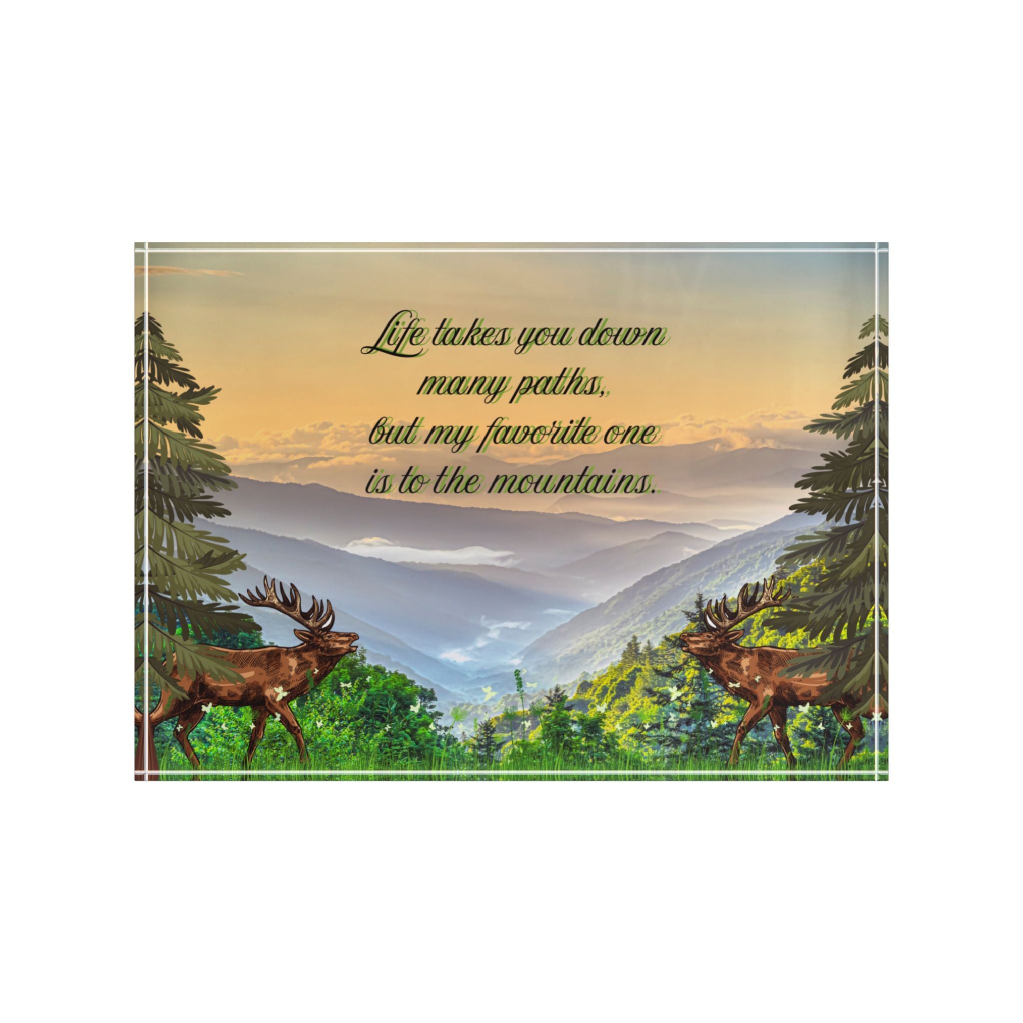 Mountain Path Photo Block