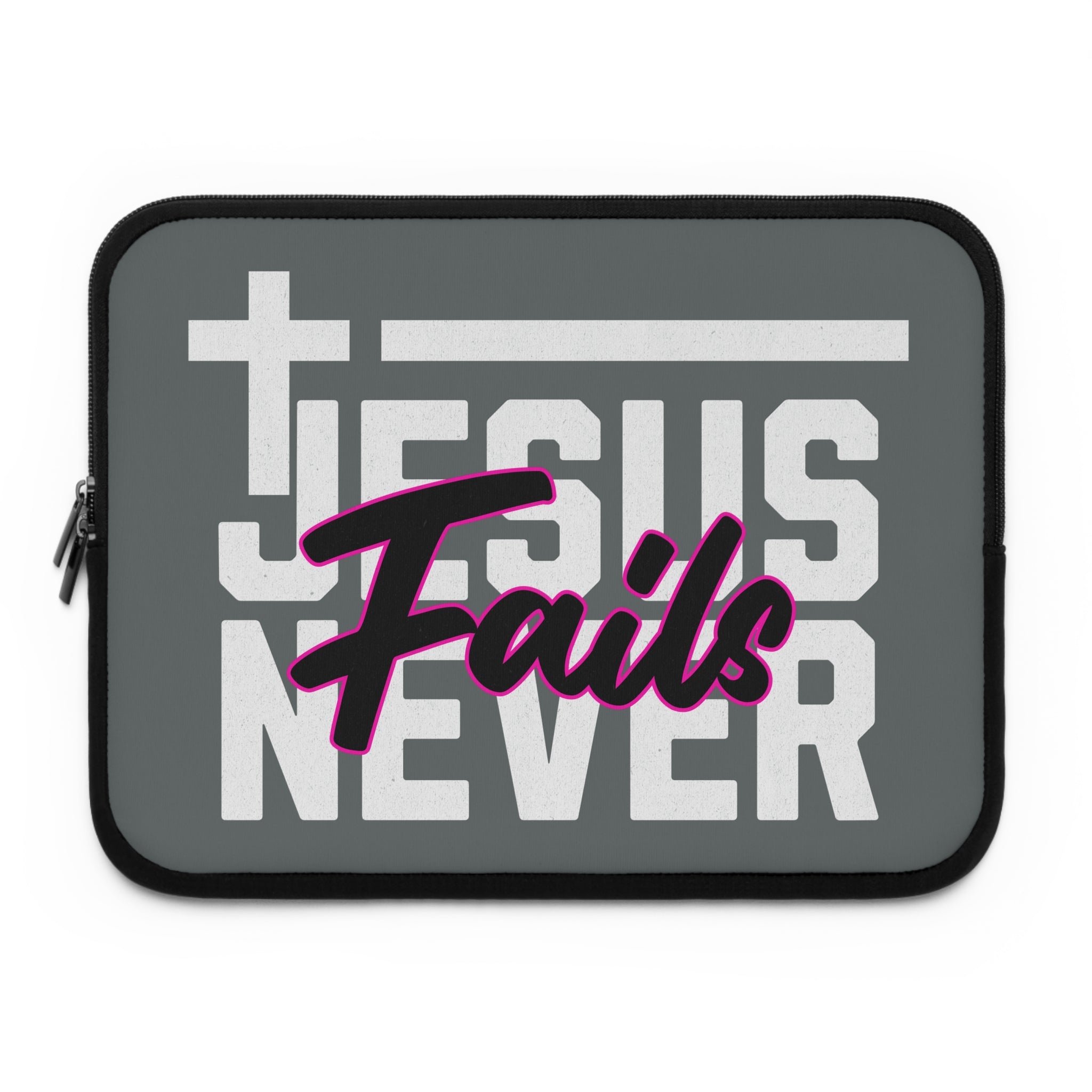 Jesus Never Fails Laptop Cover