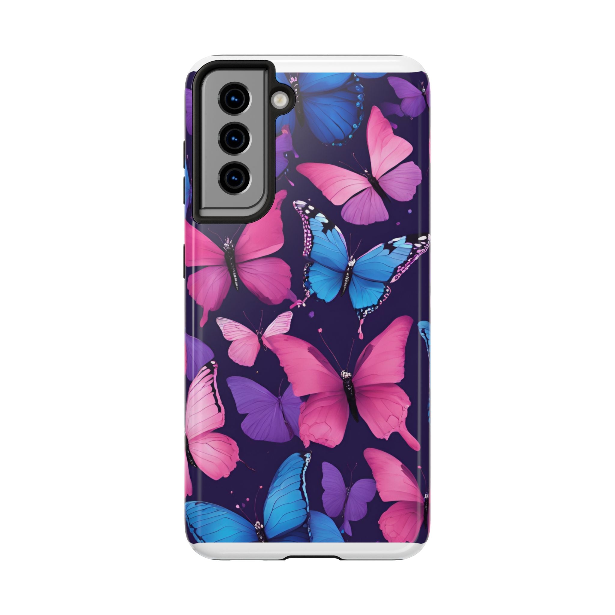 Butterfly Phone Case (Pink,Purple and Blue)