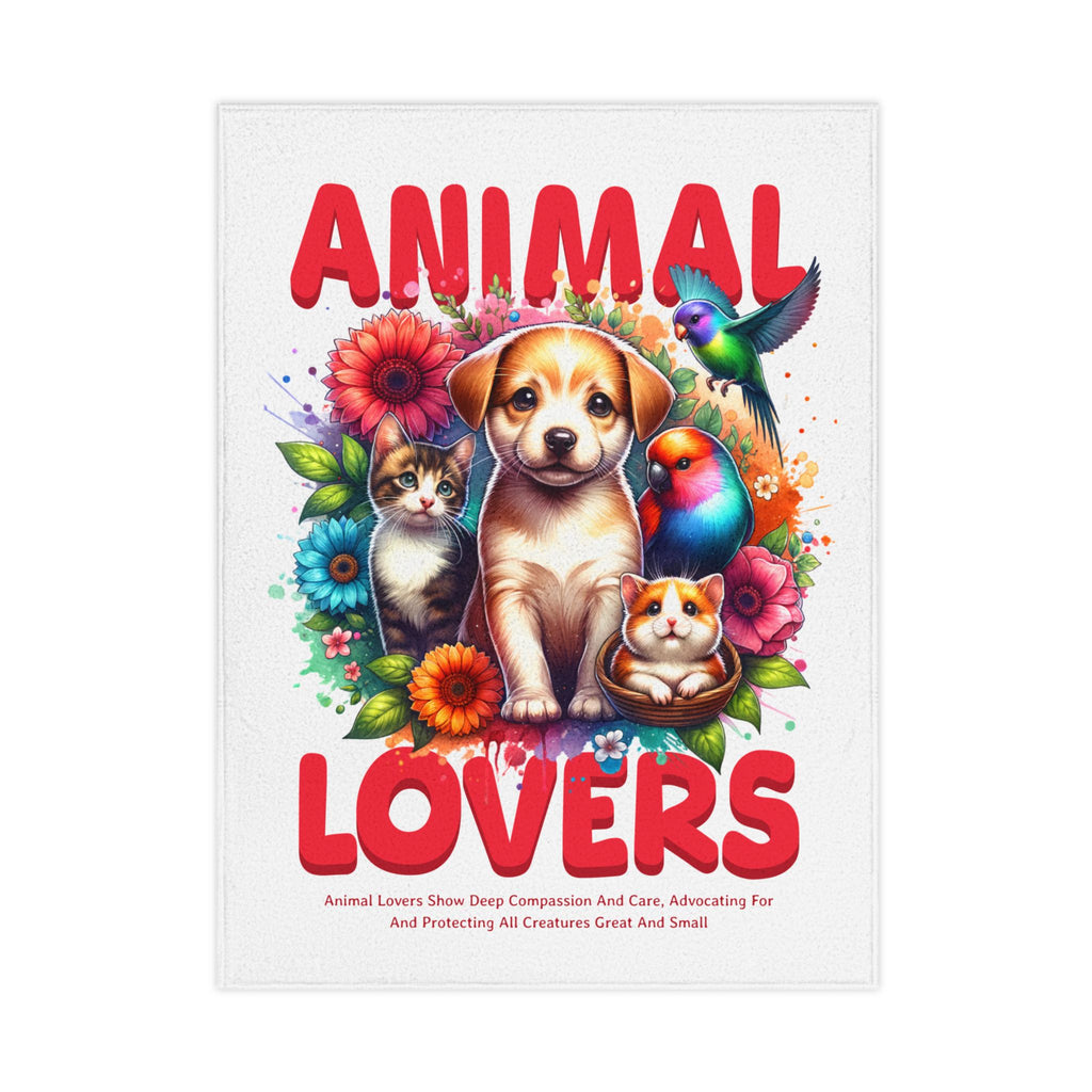 Animal Lovers Toddler Blanket