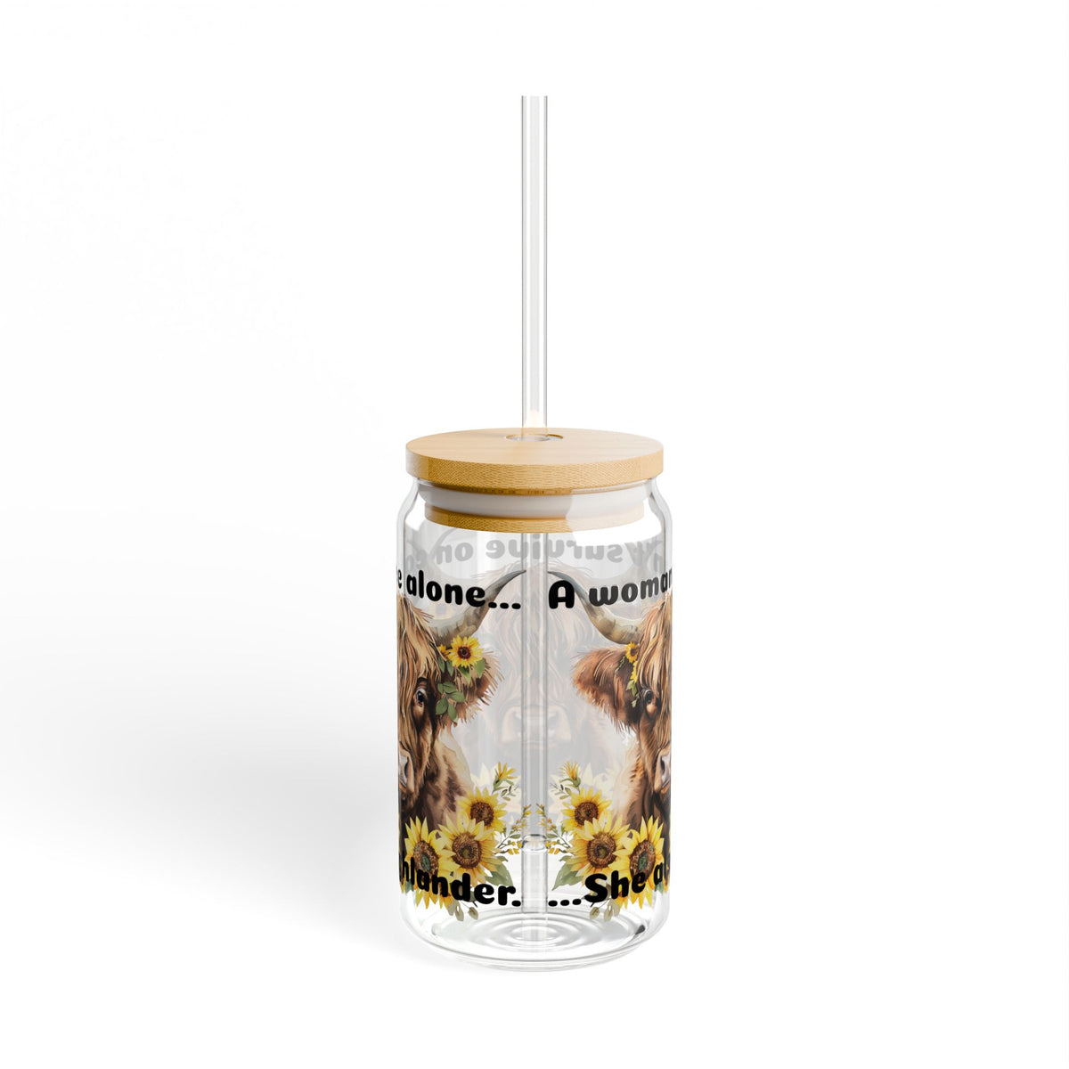 Scottish Highlander Sipper Glass
