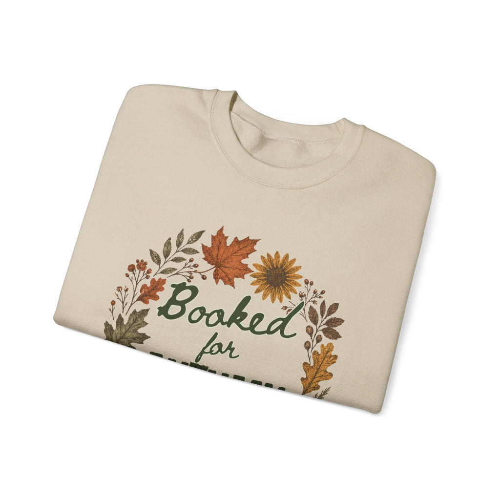 "Booked for Autumn" Crewneck
