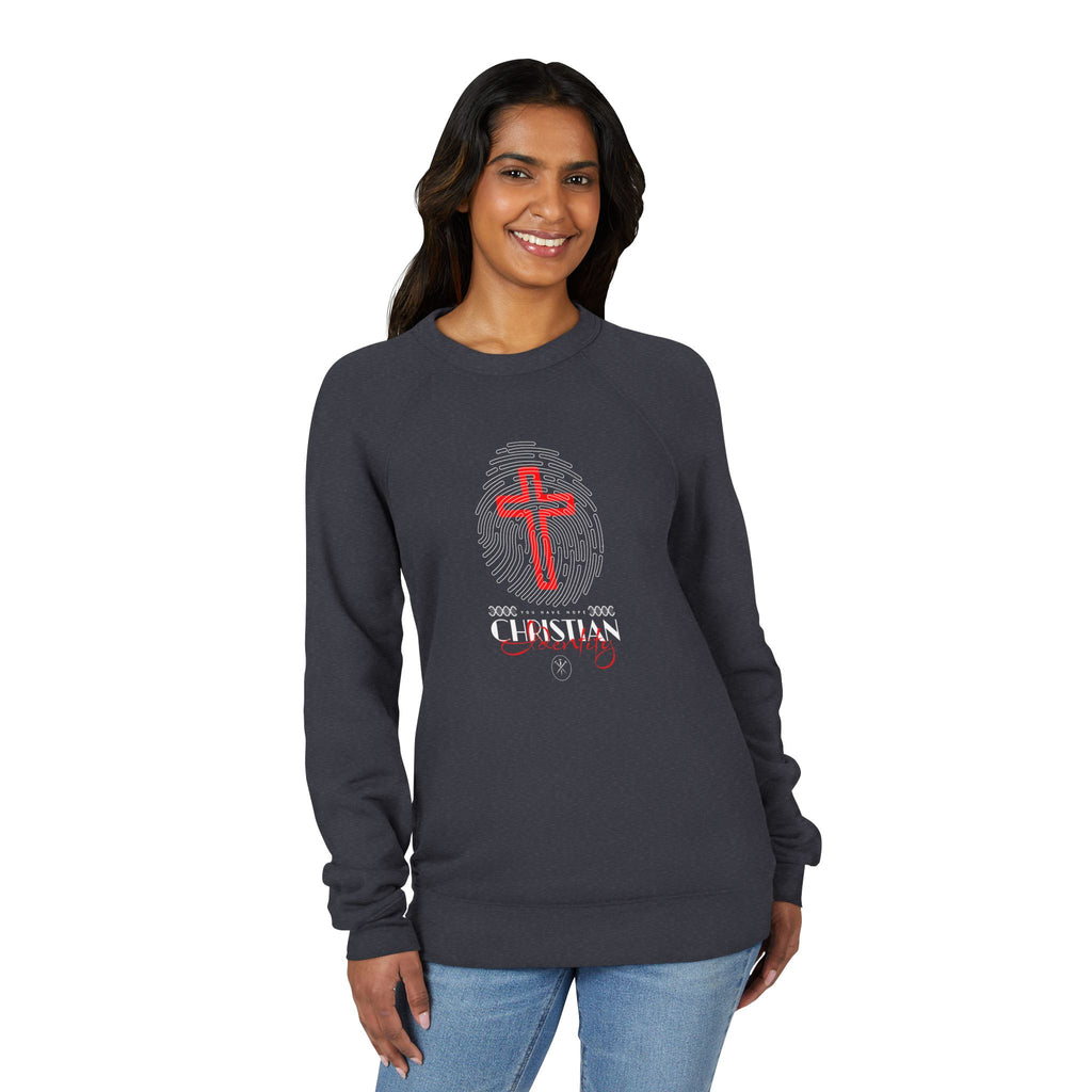 Cross Fingerprint Crewneck